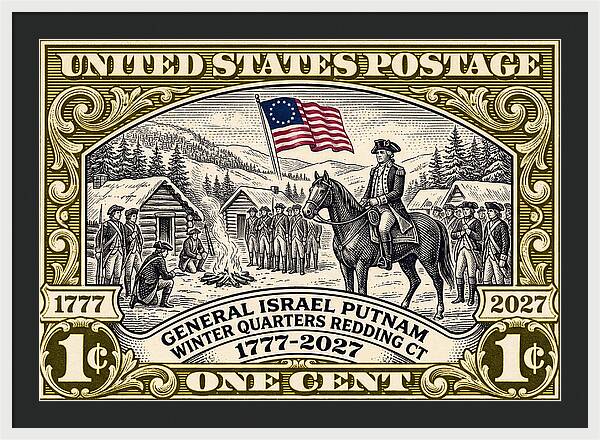 Putnam at Redding 1c 1 - Framed Print