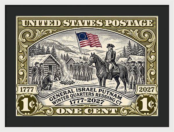 Putnam at Redding 1c 1 - Framed Print