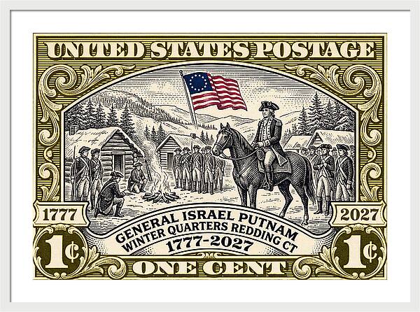 Putnam at Redding 1c 1 - Framed Print
