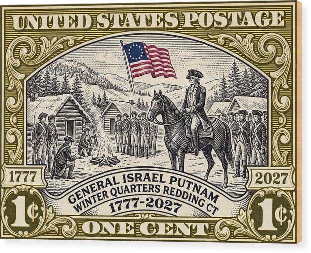 Putnam at Redding 1c 1 - Wood Print