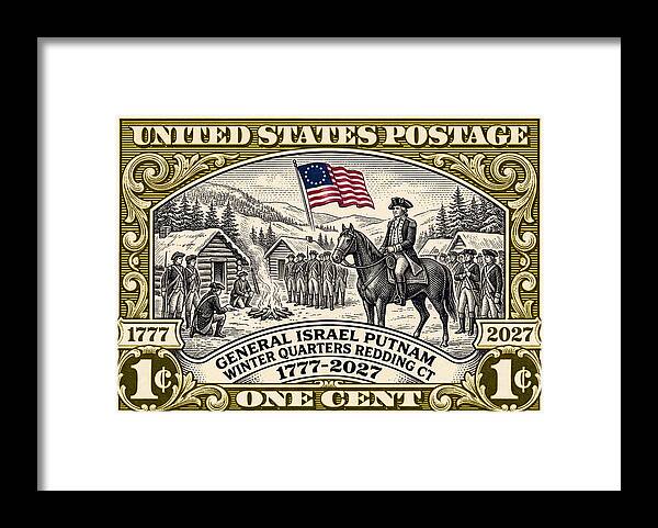 Putnam at Redding 1c 1 - Framed Print