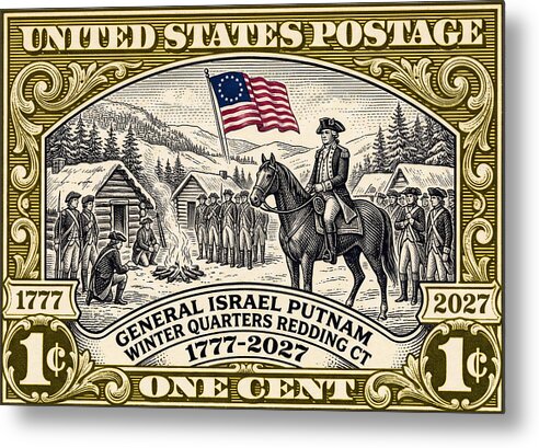 Putnam at Redding 1c 1 - Metal Print