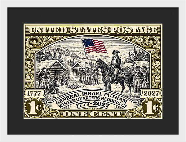 Putnam at Redding 1c 1 - Framed Print