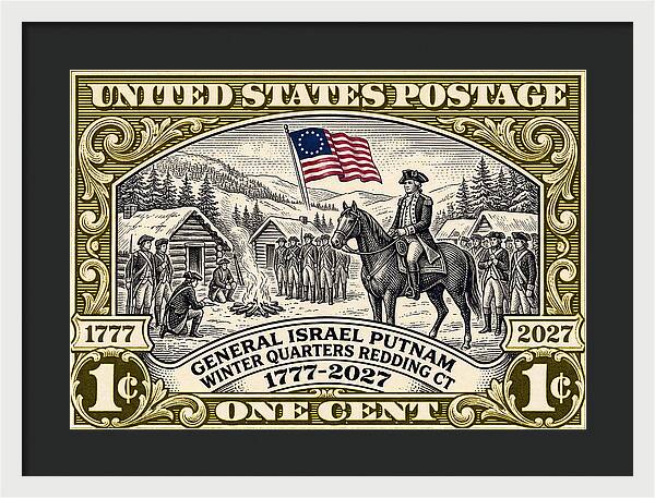 Putnam at Redding 1c 1 - Framed Print