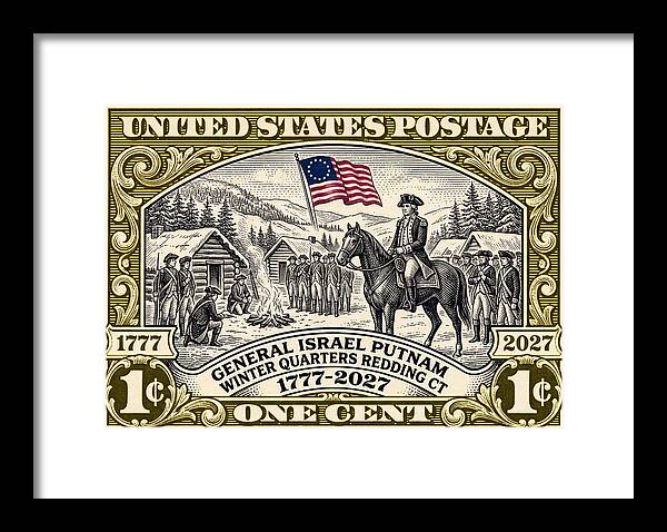 Putnam at Redding 1c 1 - Framed Print