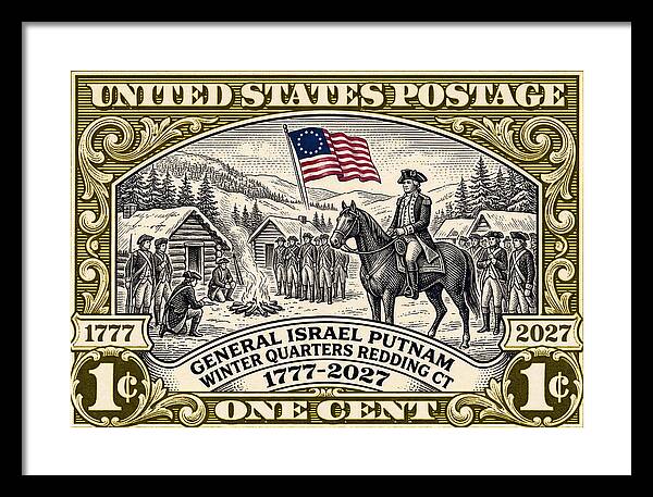 Putnam at Redding 1c 1 - Framed Print