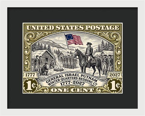Putnam at Redding 1c 1 - Framed Print
