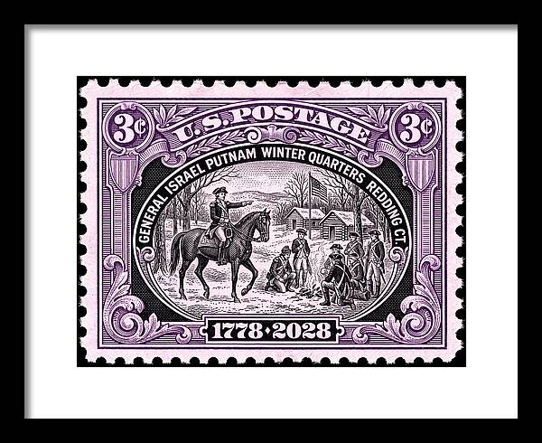 Putnam at Redding 3c 1 - Framed Print