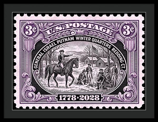 Putnam at Redding 3c 1 - Framed Print