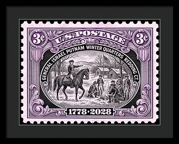 Putnam at Redding 3c 1 - Framed Print