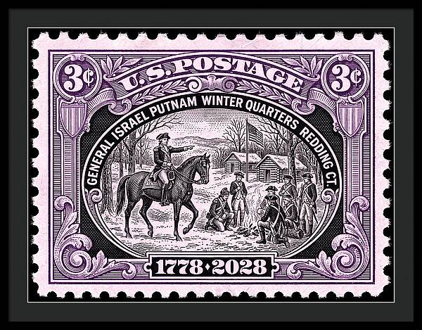 Putnam at Redding 3c 1 - Framed Print