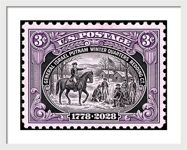 Putnam at Redding 3c 1 - Framed Print