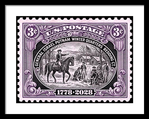 Putnam at Redding 3c 1 - Framed Print