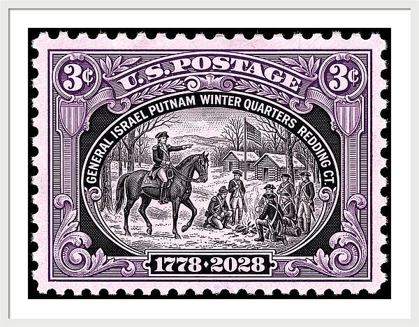 Putnam at Redding 3c 1 - Framed Print