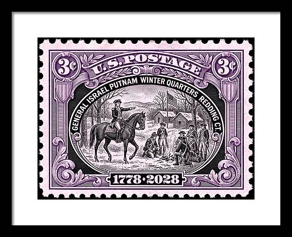 Putnam at Redding 3c 1 - Framed Print