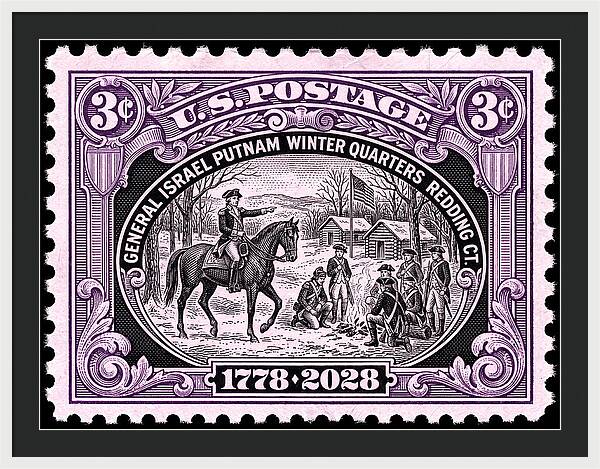 Putnam at Redding 3c 1 - Framed Print