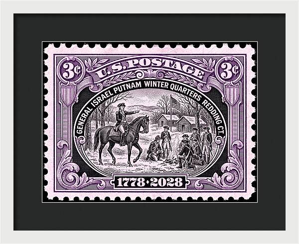 Putnam at Redding 3c 1 - Framed Print