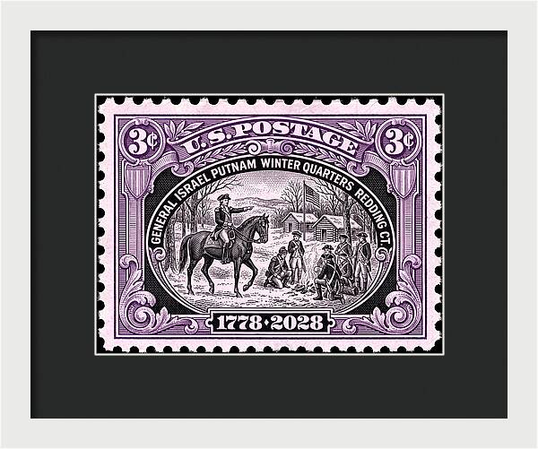Putnam at Redding 3c 1 - Framed Print