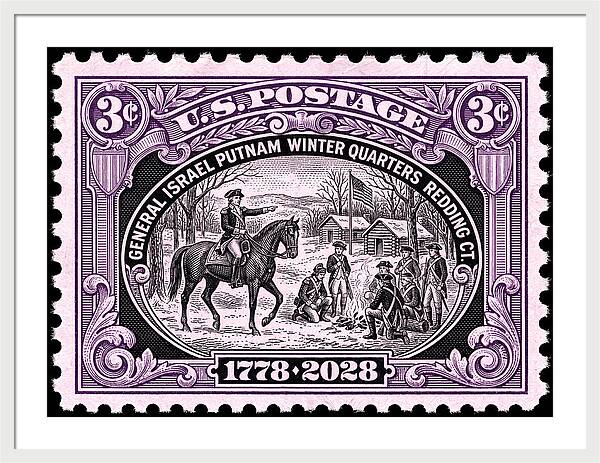 Putnam at Redding 3c 1 - Framed Print
