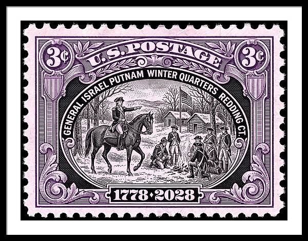 Putnam at Redding 3c 1 - Framed Print