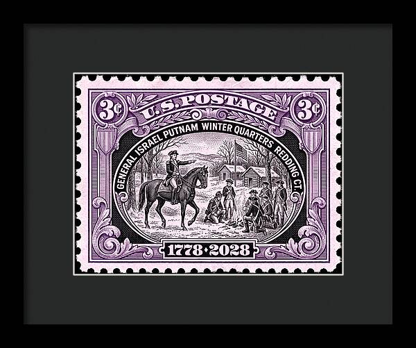 Putnam at Redding 3c 1 - Framed Print