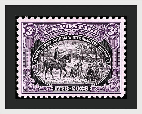 Putnam at Redding 3c 1 - Framed Print