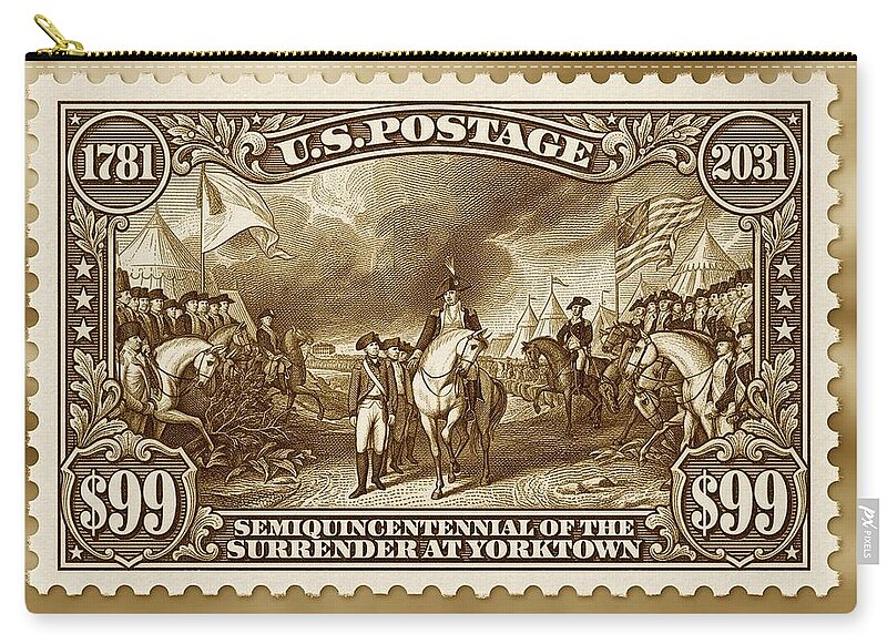 Surrender at Yorktown $99 1 - Zip Pouch