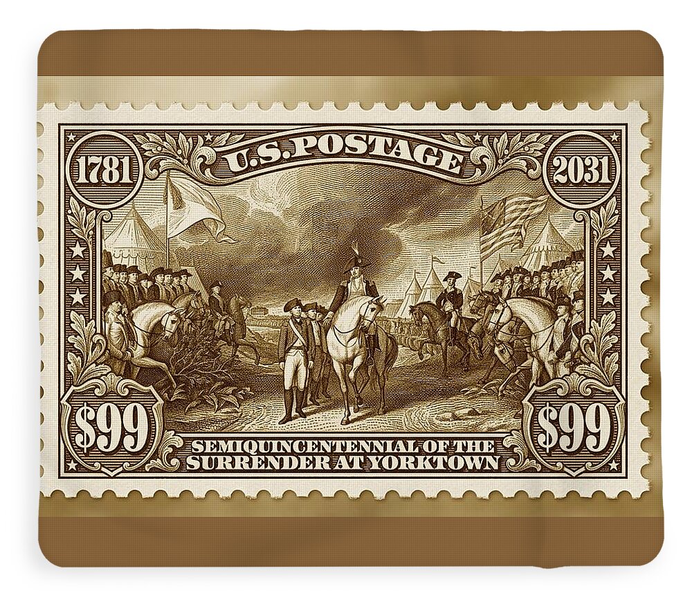 Surrender at Yorktown $99 1 - Blanket