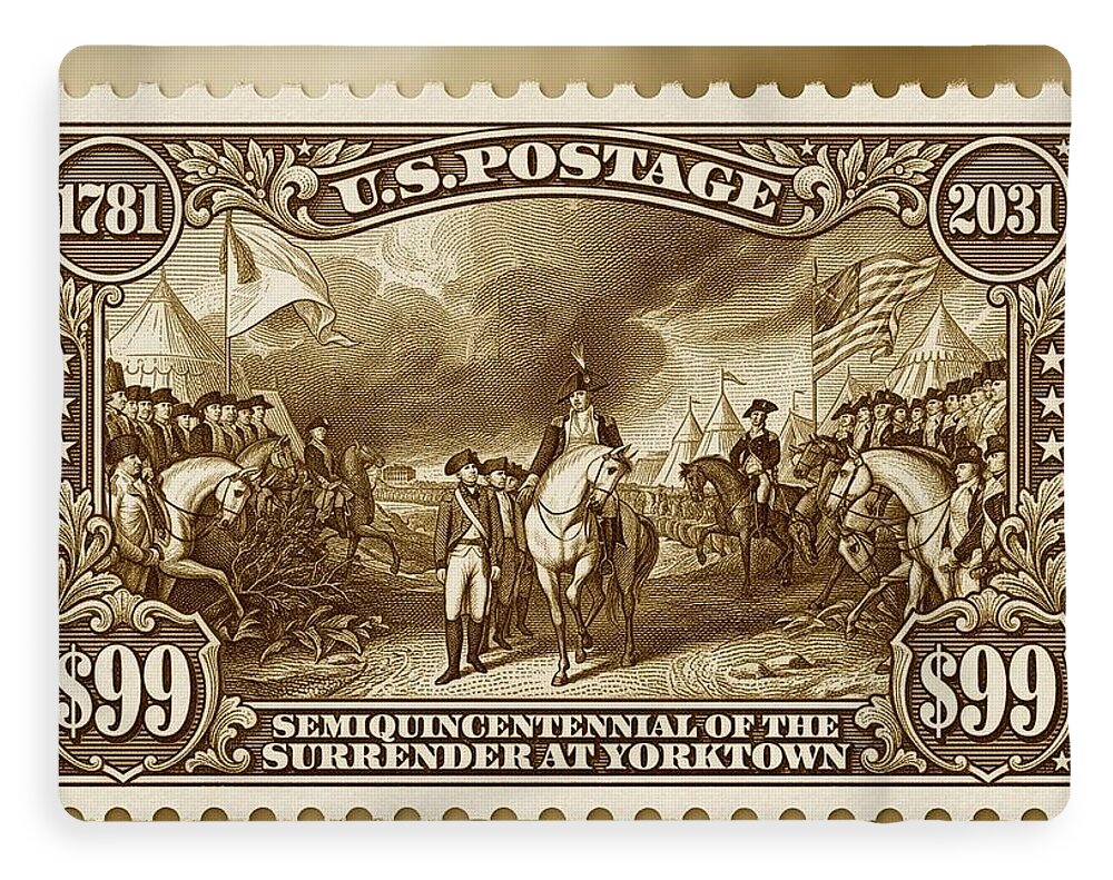 Surrender at Yorktown $99 1 - Blanket