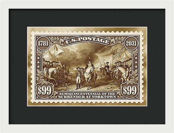 Surrender at Yorktown $99 1 - Framed Print