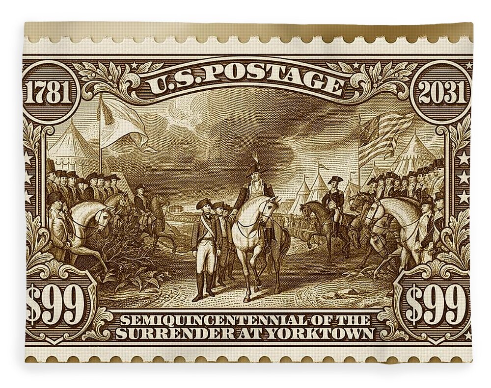Surrender at Yorktown $99 1 - Blanket
