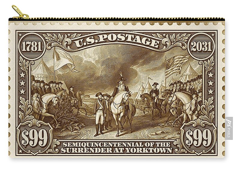 Surrender at Yorktown $99 1 - Zip Pouch