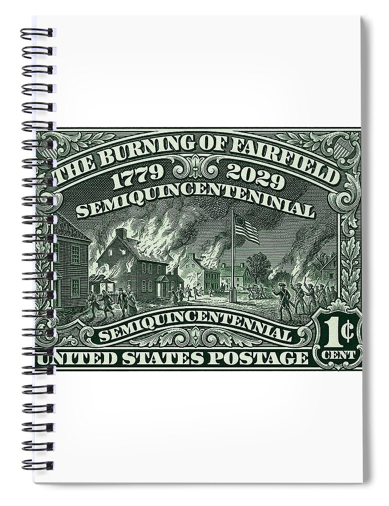 The Burning of Fairfield 1c 1 - Spiral Notebook