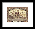 Tryon Danbury Raid 1/2c 1 - Framed Print