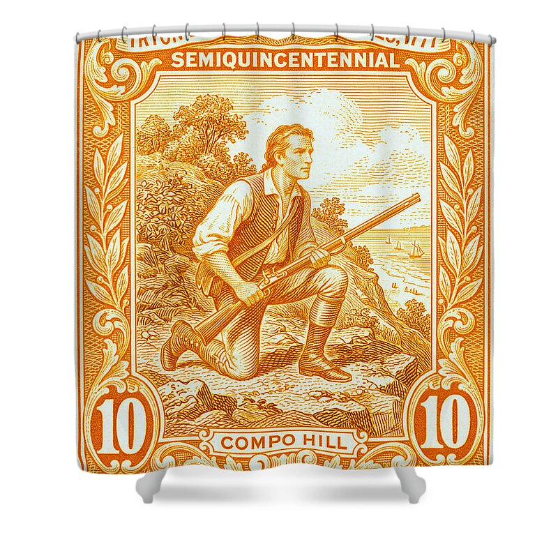 Tryon Danbury Raid 10c 1 - Shower Curtain