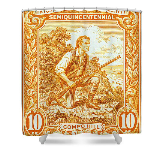 Tryon Danbury Raid 10c 1 - Shower Curtain