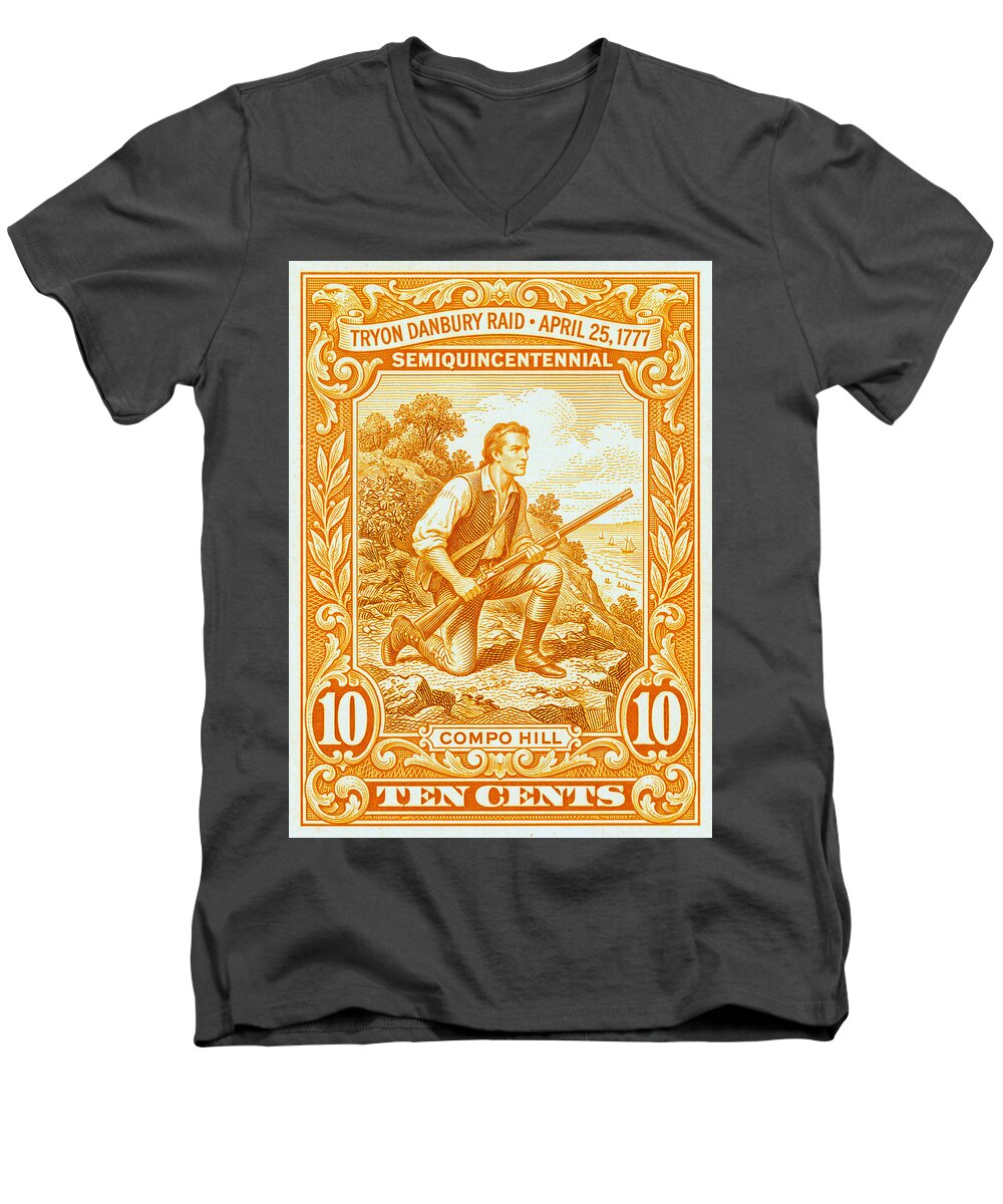 Tryon Danbury Raid 10c 1 - Men's V-Neck T-Shirt