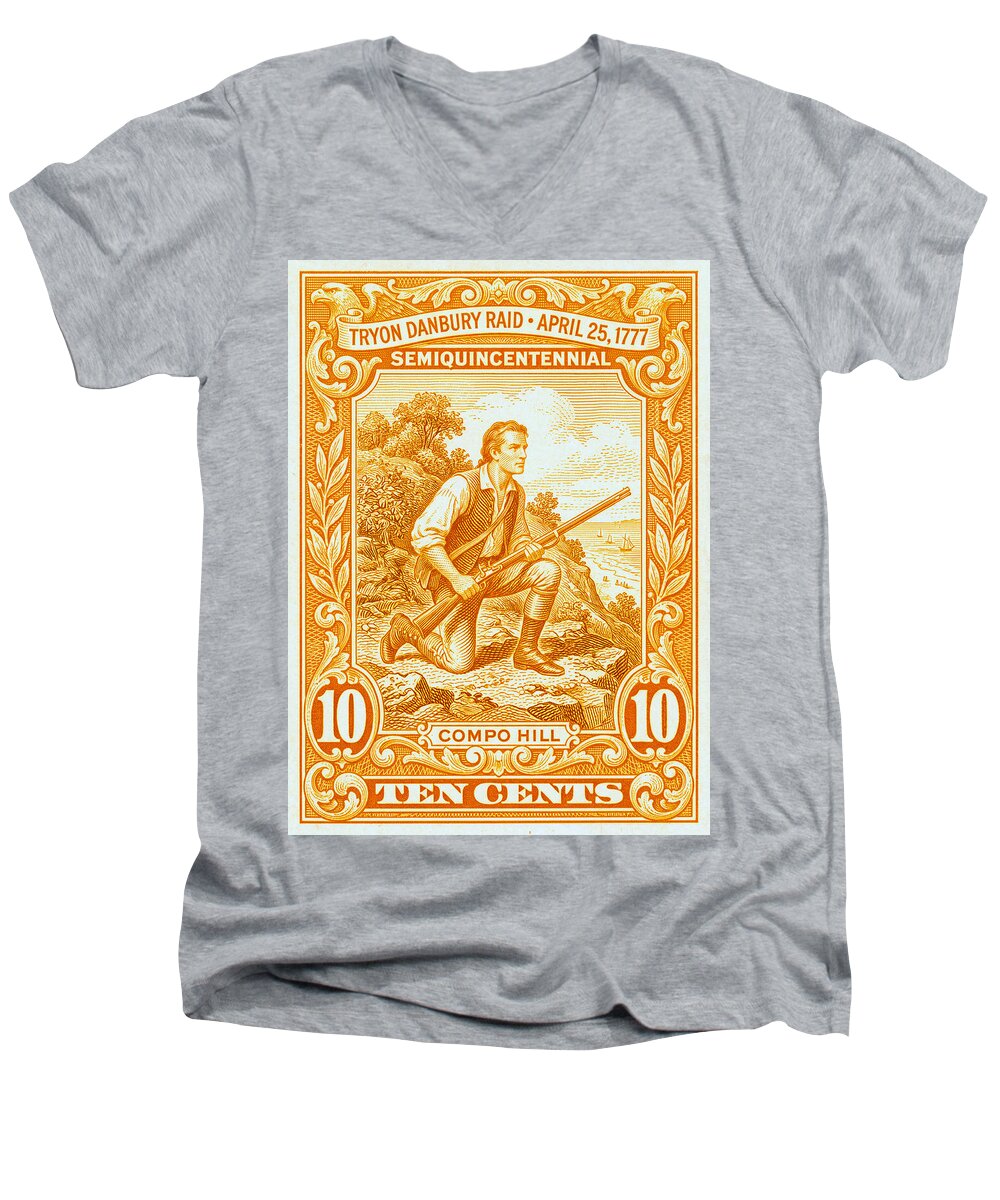 Tryon Danbury Raid 10c 1 - Men's V-Neck T-Shirt