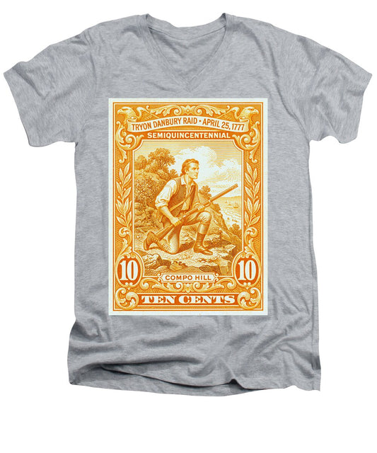 Tryon Danbury Raid 10c 1 - Men's V-Neck T-Shirt