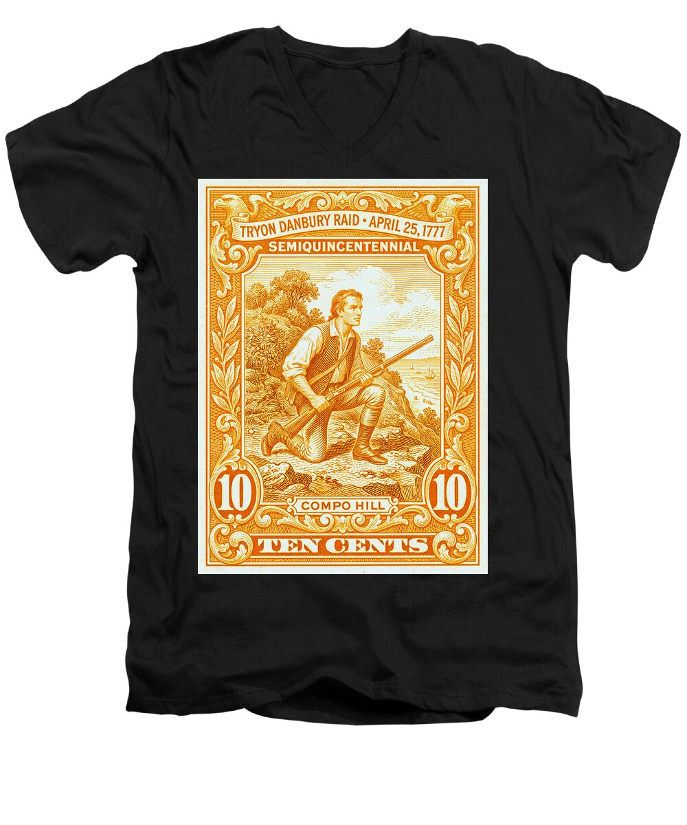 Tryon Danbury Raid 10c 1 - Men's V-Neck T-Shirt