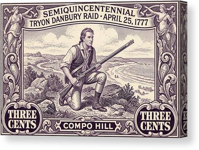 Tryon Danbury Raid 3c 1 - Canvas Print