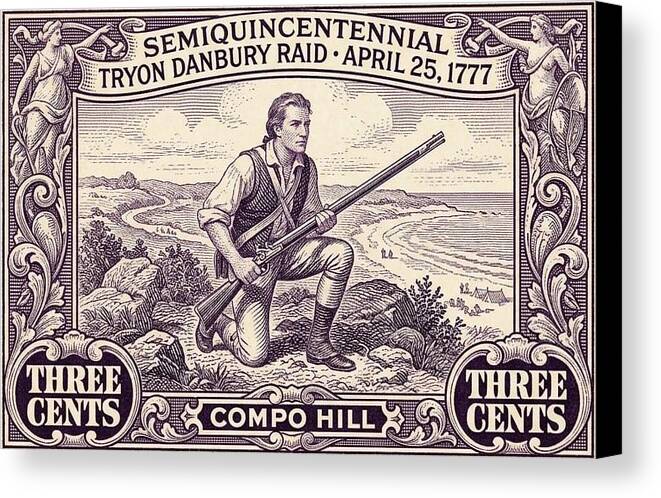 Tryon Danbury Raid 3c 1 - Canvas Print