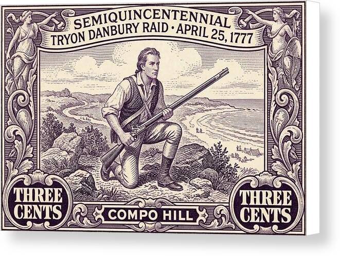 Tryon Danbury Raid 3c 1 - Canvas Print