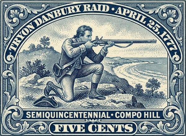 Tryon Danbury Raid 5c 1 - Art Print