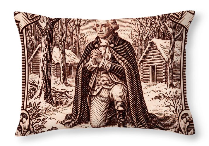 Valley Forge $1 2 - Throw Pillow
