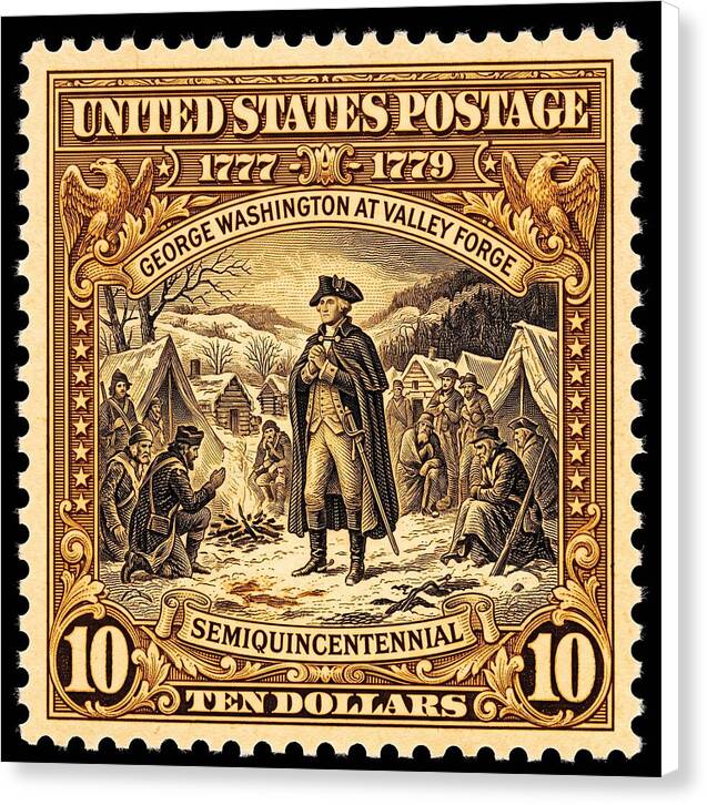 Valley Forge $10 2 1 - Canvas Print