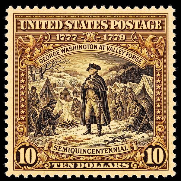 Valley Forge $10 1 - Art Print