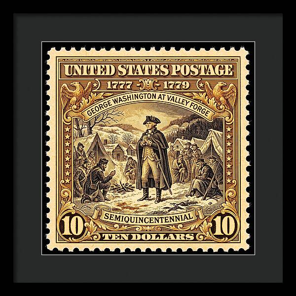 Valley Forge $10 2 1 - Framed Print