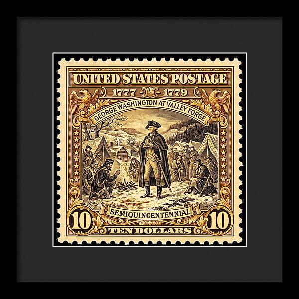Valley Forge $10 2 1 - Framed Print