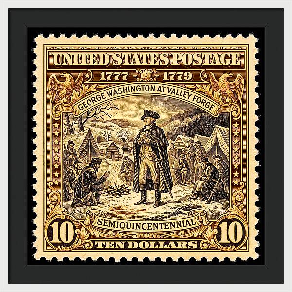 Valley Forge $10 2 1 - Framed Print